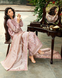 Mushq Sunehri Ramsha Edit Lama Silk Stitched 3Pc Suit - Marium