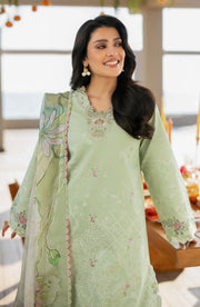 Seran Afsanah Embroidered Lawn Unstitched 3Pc Suit D-10 MASHА