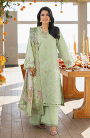 Seran Afsanah Embroidered Lawn Unstitched 3Pc Suit D-10 MASHА