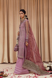 FARASHA Tabeer Embroidered Net Unstitched 3 Piece Suit - 07 Mashal