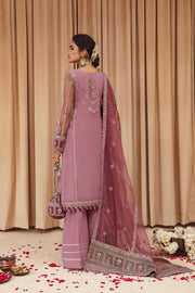 FARASHA Tabeer Embroidered Net Unstitched 3 Piece Suit - 07 Mashal