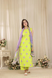 Feathers Threads of Poetry Unstitched Lawn 3Pc Suit Matcha Mutation-FT770