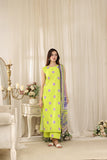 Feathers Threads of Poetry Unstitched Lawn 3Pc Suit Matcha Mutation-FT770