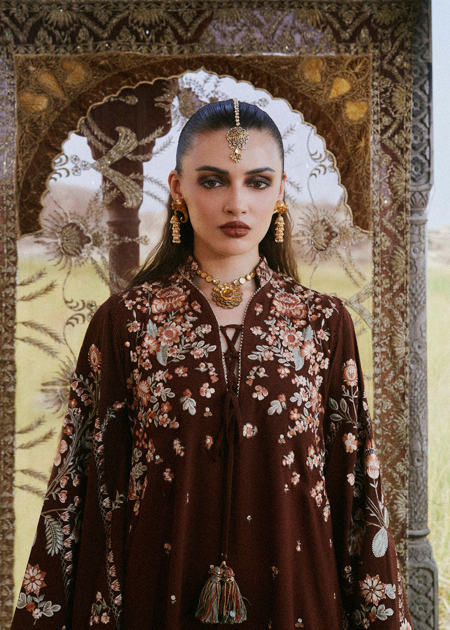 Hussain Rehar Kot Radha Kishan Unstitched Karandi 3Pc Suit - Maya