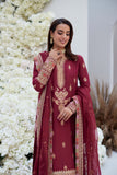 Mina Hasan Embroidered Silk Unstitched 3Pc Suit - Maya