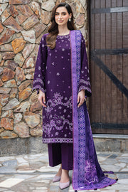 Farasha Embroidered Khaddar Unstitched 3Pc Suit - Maylin