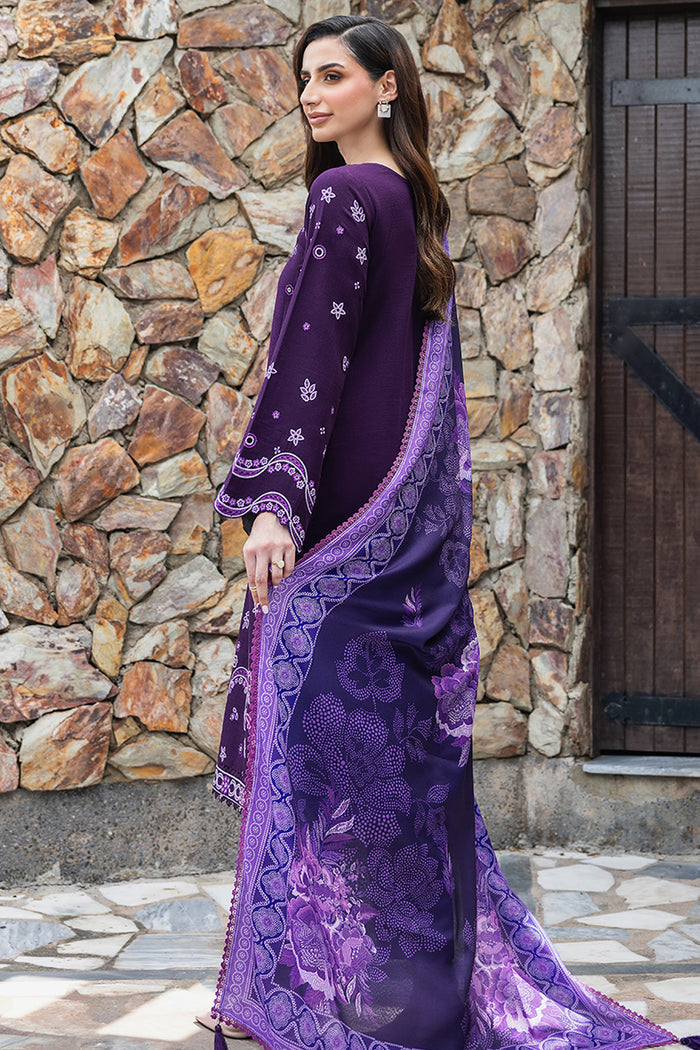 Farasha Embroidered Khaddar Unstitched 3Pc Suit - Maylin
