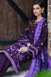 Farasha Embroidered Khaddar Unstitched 3Pc Suit - Maylin