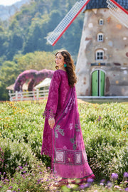 Farasha Summer Escape Embroidered Lawn Unstitched 3Pc Suit - Meadow Arc