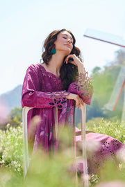 Farasha Summer Escape Embroidered Lawn Unstitched 3Pc Suit - Meadow Arc