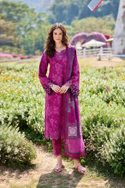Farasha Summer Escape Embroidered Lawn Unstitched 3Pc Suit - Meadow Arc