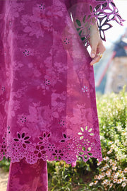 Farasha Summer Escape Embroidered Lawn Unstitched 3Pc Suit - Meadow Arc