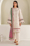 Farasha Summer Weaves Embroidered Lawn Unstitched 3Pc Suit - Meadow Bloom