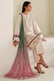 Farasha Summer Weaves Embroidered Lawn Unstitched 3Pc Suit - Meadow Bloom