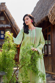 Farasha Summer Weaves Embroidered Lawn Unstitched 3Pc Suit - Meadow Grove