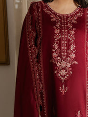 Virsa by Cinq Embroidered Karandi Unstitched 3Pc Suit - MEERA