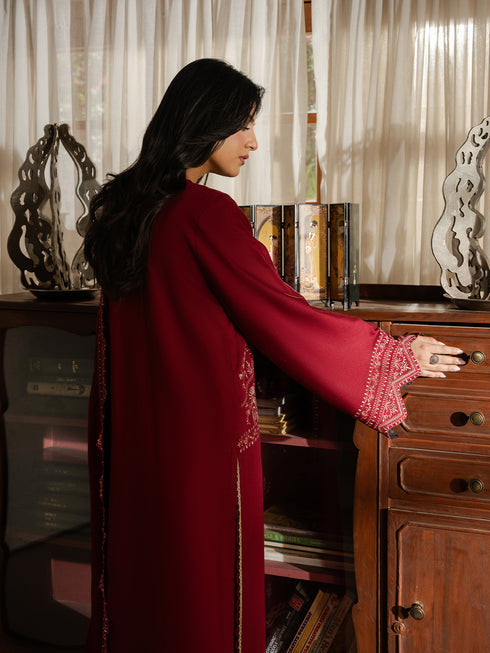 Virsa by Cinq Embroidered Karandi Unstitched 3Pc Suit - MEERA