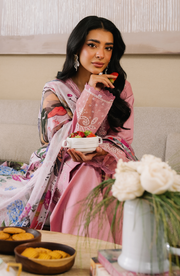Seran Afsanah Embroidered Lawn Unstitched 3Pc Suit D-05 MEHAR