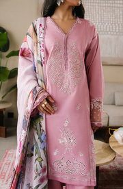 Seran Afsanah Embroidered Lawn Unstitched 3Pc Suit D-05 MEHAR