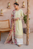 UNS by Zoya & Fatima Luxury Lawn 3Pc Suit - Meher