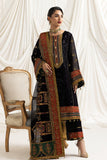 Alizeh Fashion Aqs-e-Dast Unstitched 3Pc Chiffon Suit D-01 Mehlika B