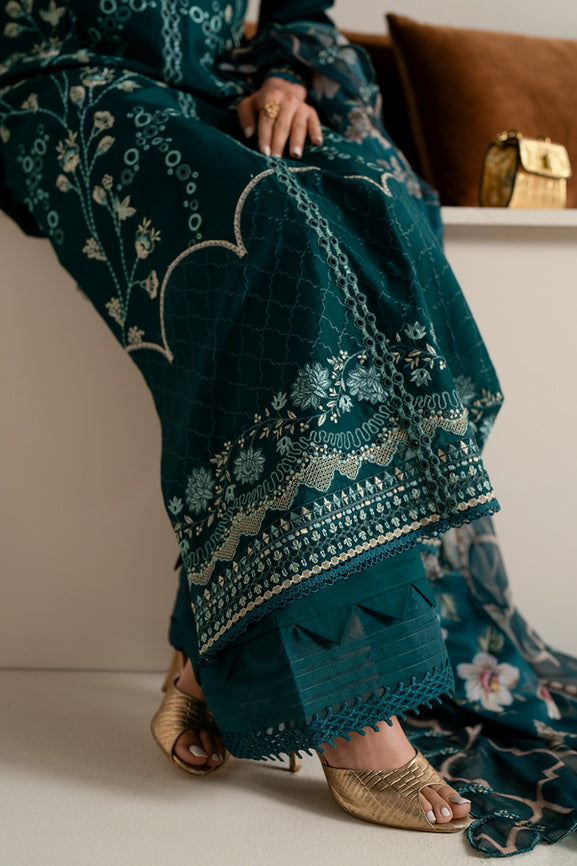 Aghaaz by Azzal Embroidered Lawn Unstitched 3Pc Suit - Mehr