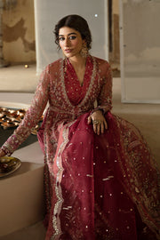 Hayat by Afrozeh Embroidered Organza Unstitched 3Pc Suit AFH-24-04 MEHREEN
