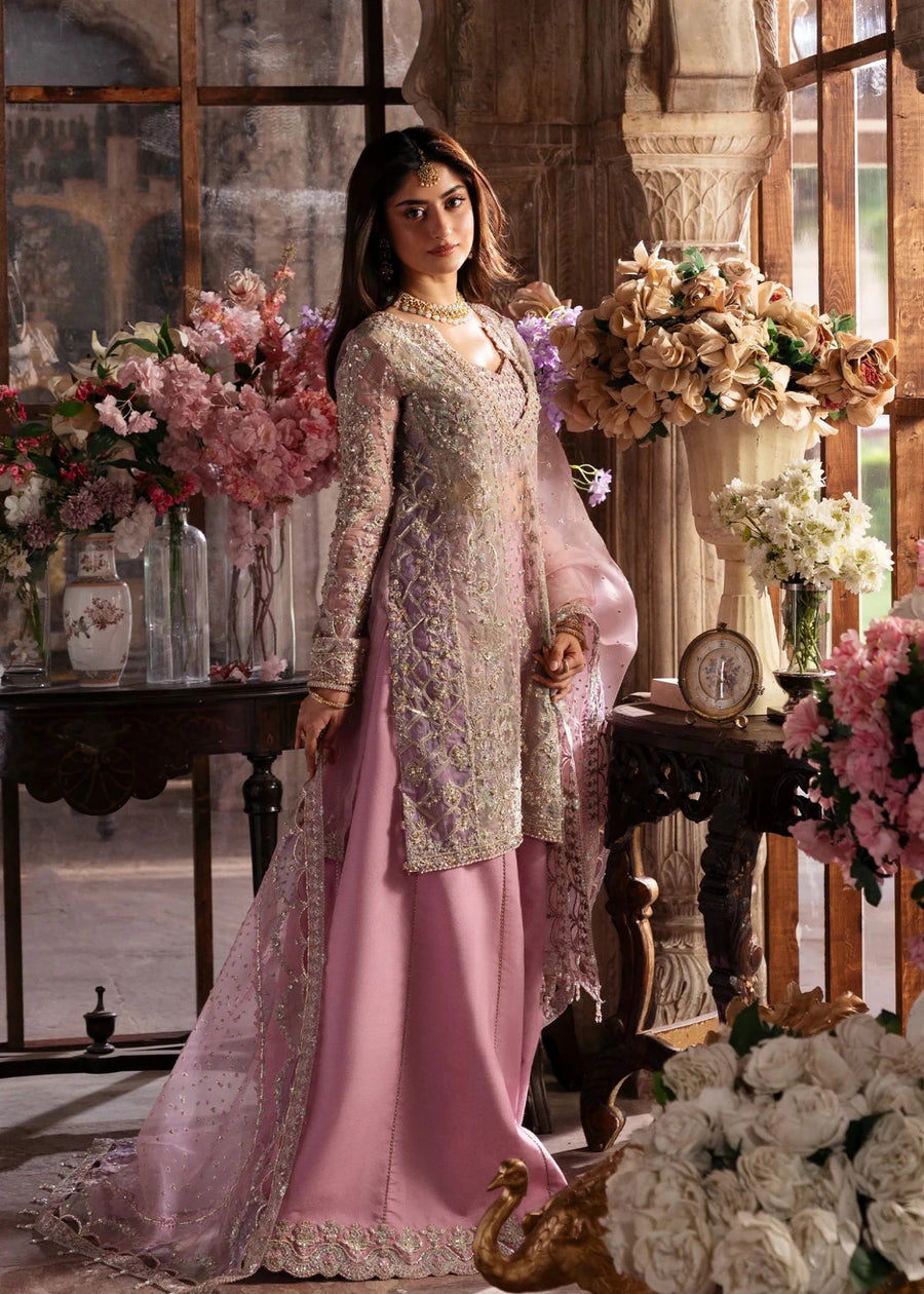 Maahi by Kanwal Malik Embroidered Organza Unstitched 3Pc Suit - MEHRU