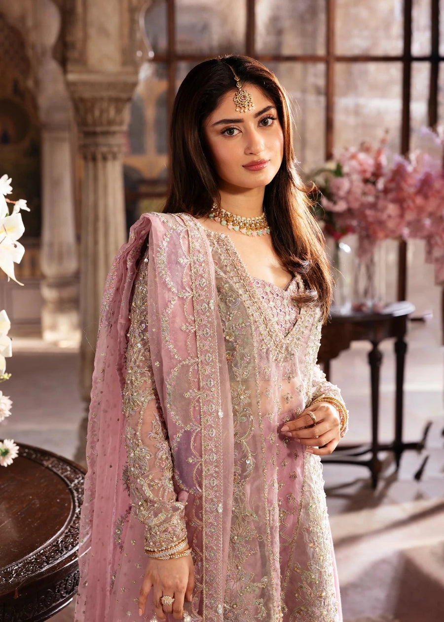 Maahi by Kanwal Malik Embroidered Organza Unstitched 3Pc Suit - MEHRU