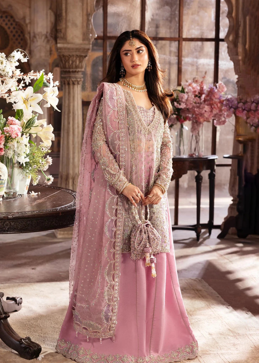 Maahi by Kanwal Malik Embroidered Organza Unstitched 3Pc Suit - MEHRU