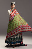 Zara Shahjahan Anarkali Embroidered Lawn Unstitched 3Pc Suit D-10 MEHRUBA
