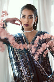 Ayzel Luminara Embroidered Organza Unstitched 3Pc Suit AWF-10 MELA