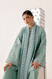 Farasha Veira Embroidered Raw Silk Unstitched 3Pc Suit D-10 Meliora
