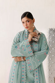 Farasha Veira Embroidered Raw Silk Unstitched 3Pc Suit D-10 Meliora