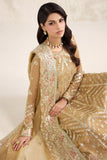 Farasha Embroidered Luxury Chiffon Unstitched 3Pc Suit - Mellow Dream