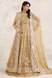 Farasha Embroidered Luxury Chiffon Unstitched 3Pc Suit - Mellow Dream