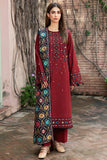 Farasha Embroidered Khaddar Unstitched 3Pc Suit - Melody