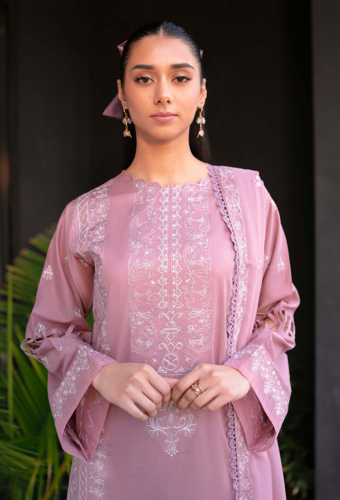 Meraki by Humdum Embroidered Lawn Unstitched 3Pc Suit D-01