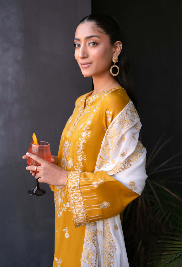Meraki by Humdum Embroidered Lawn Unstitched 3Pc Suit D-04
