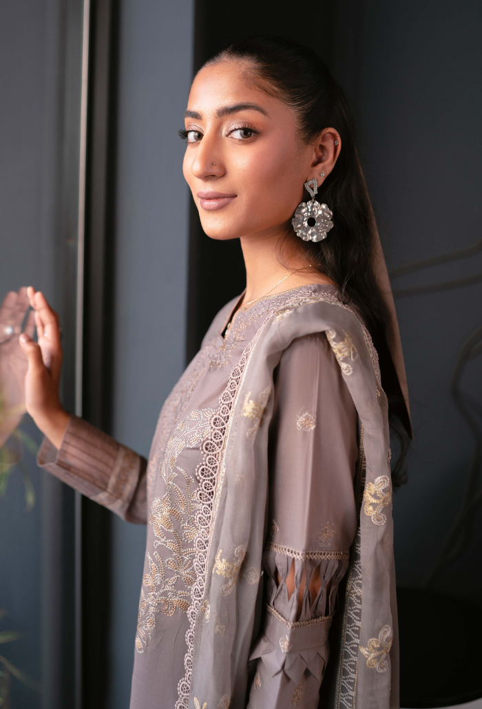 Meraki by Humdum Embroidered Lawn Unstitched 3Pc Suit D-07