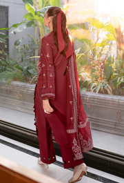 Meraki by Humdum Embroidered Lawn Unstitched 3Pc Suit D-09