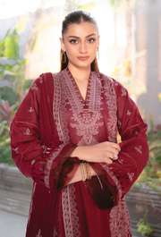 Meraki by Humdum Embroidered Lawn Unstitched 3Pc Suit D-09