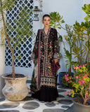 Liliana by Faiza Saqlain Embroidered Lawn Unstitched 3Pc Suit - Merle