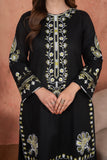 Feathers Premium Embroidered Lawn Unstitched 3Pc Suit - Midnight Zari Garden