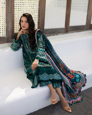 Liliana by Faiza Saqlain Embroidered Lawn Unstitched 3Pc Suit - Milena