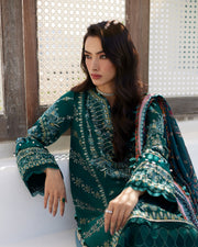 Liliana by Faiza Saqlain Embroidered Lawn Unstitched 3Pc Suit - Milena
