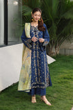 Rang Rasiya Florence Festive Embroidered Lawn Unstitched 3Pc Suit - MINA