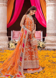 Maahi by Kanwal Malik Embroidered Organza Unstitched 3Pc Suit - MINA