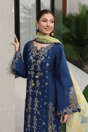 Rang Rasiya Florence Festive Embroidered Lawn Unstitched 3Pc Suit - MINA