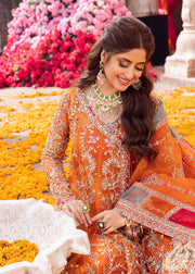 Maahi by Kanwal Malik Embroidered Organza Unstitched 3Pc Suit - MINA